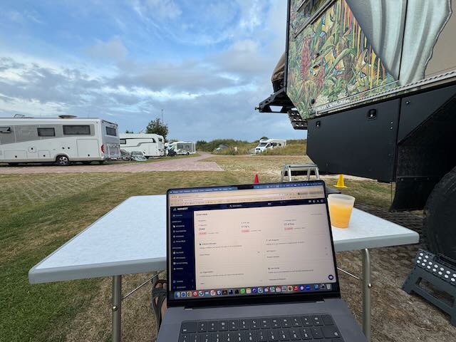 Arbeitsplatz auf Texel