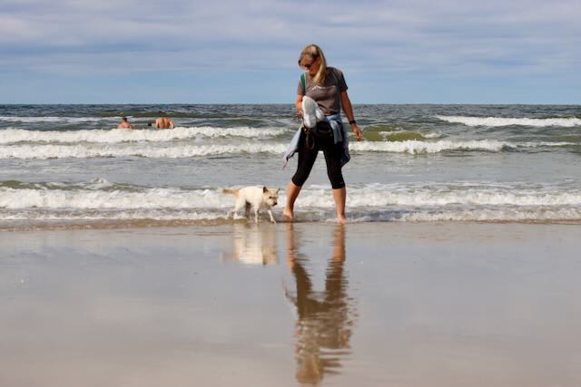 Lou im Meer