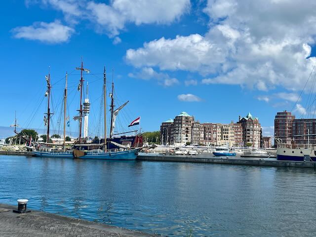 Schiff bei Lelystad
