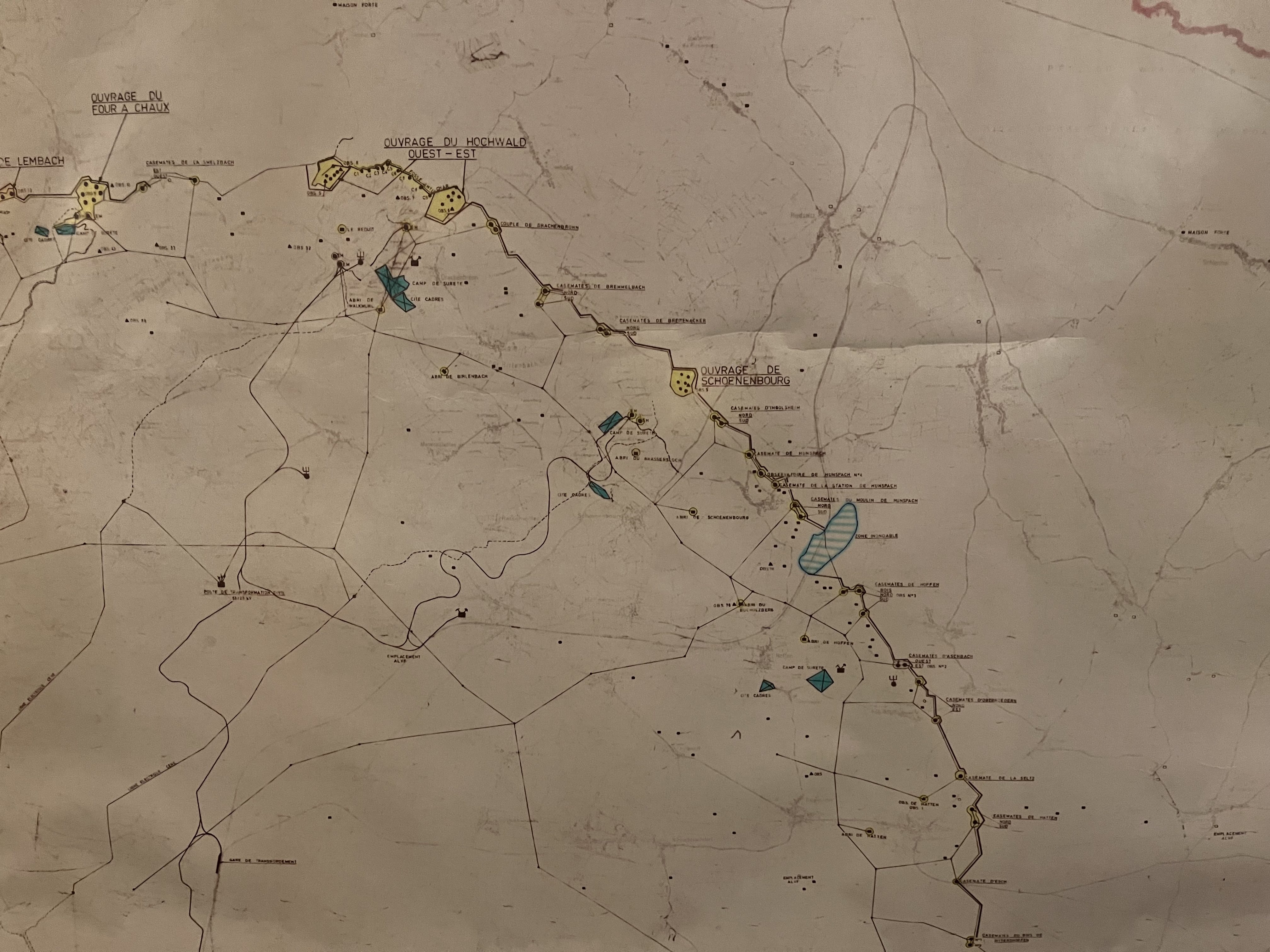 Übersichtsplan der Festungen