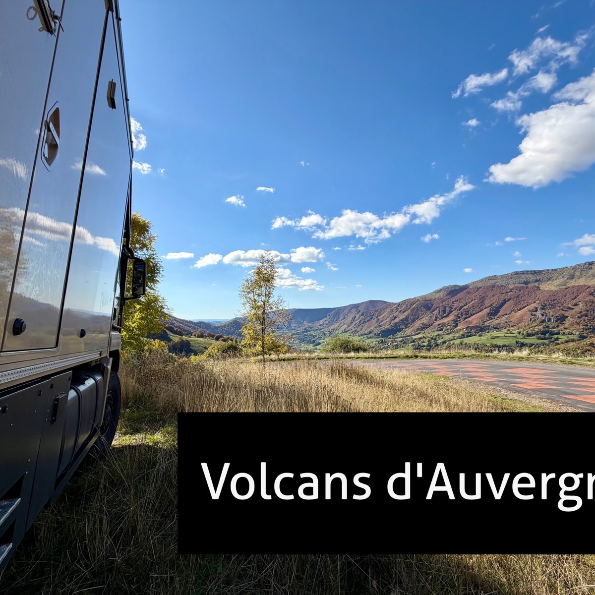Landschaft in den Volcans d'Auvergne