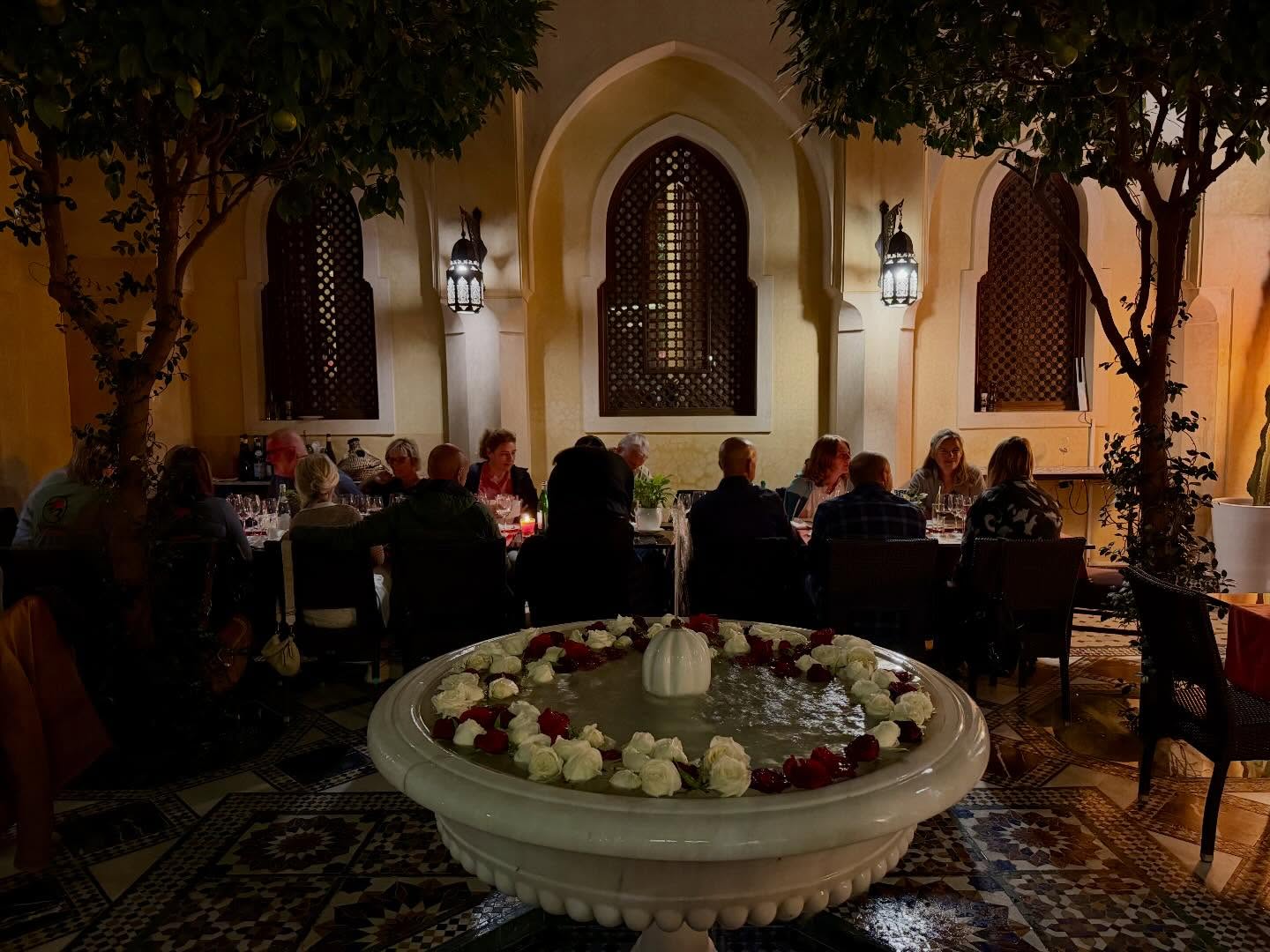 Abend am Campingplatz bei Marrakesch