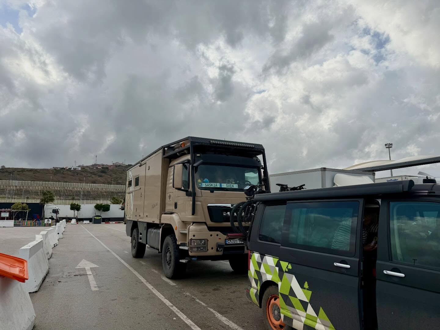 Auffahrt auf die Fähre