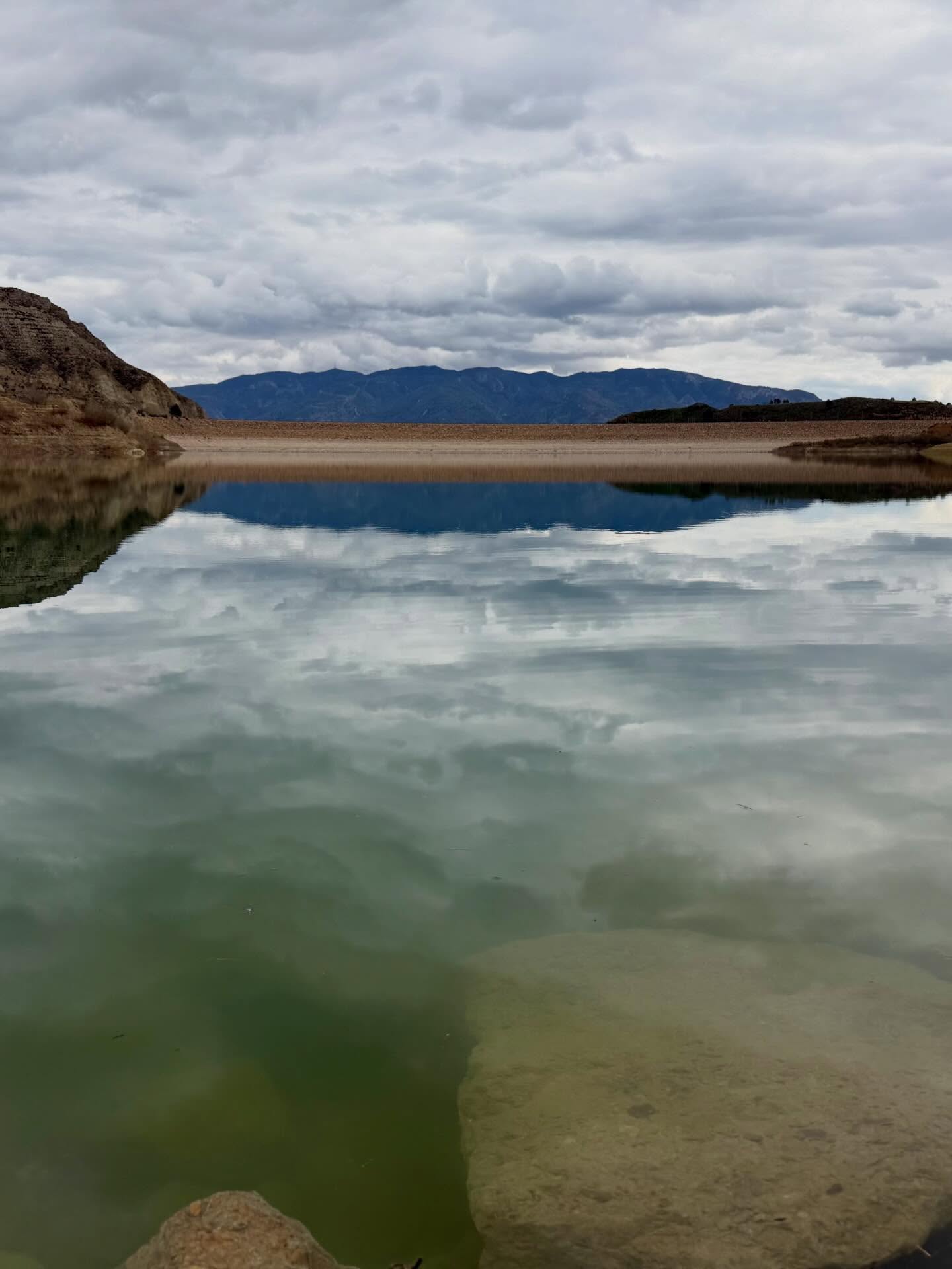 Ausgewaschene Piste bei Alhama de Murcia