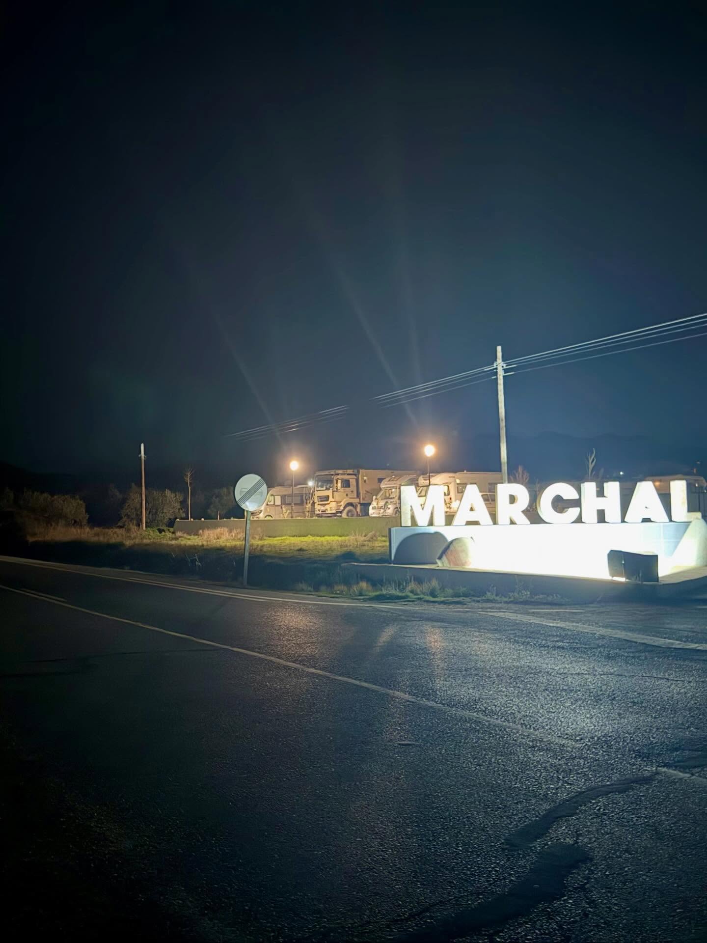 Erodierte Felsformationen bei Marchal