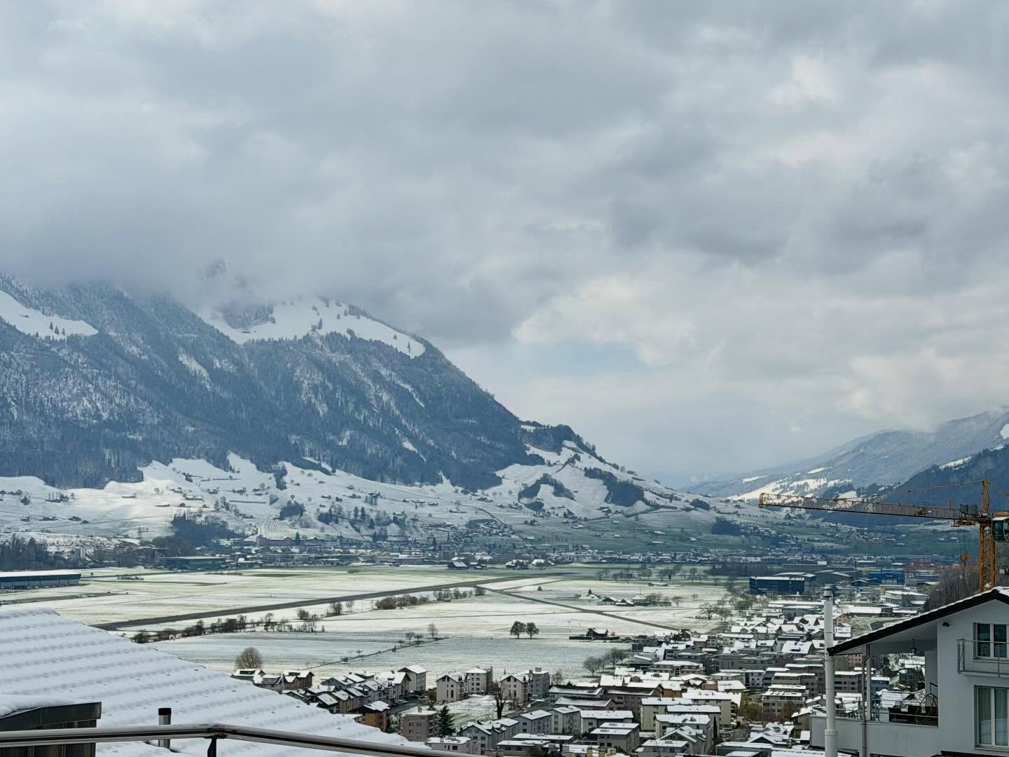 Schnee am Vierwaldstättersee