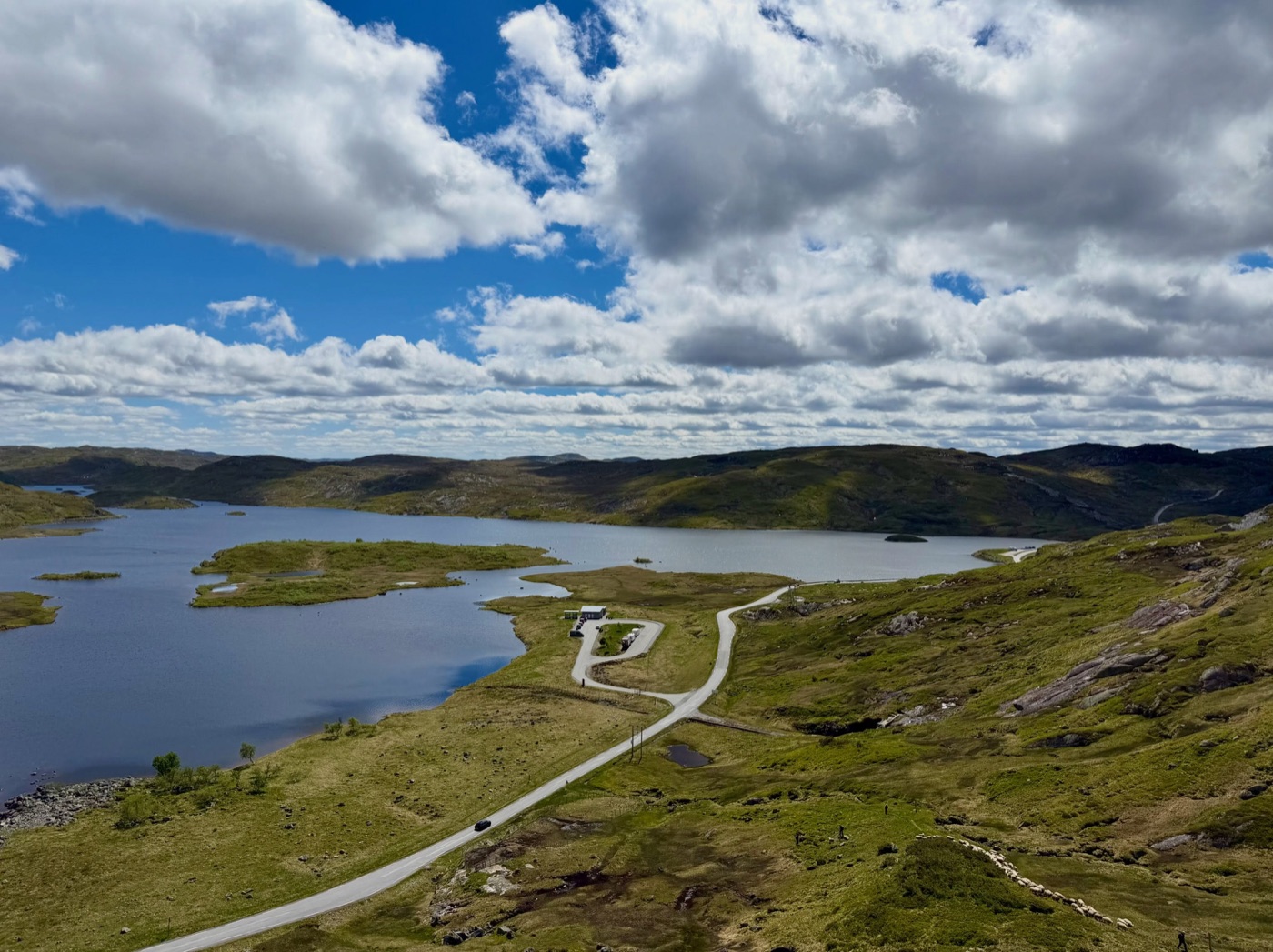 Blick über den Rosskreppfjorden