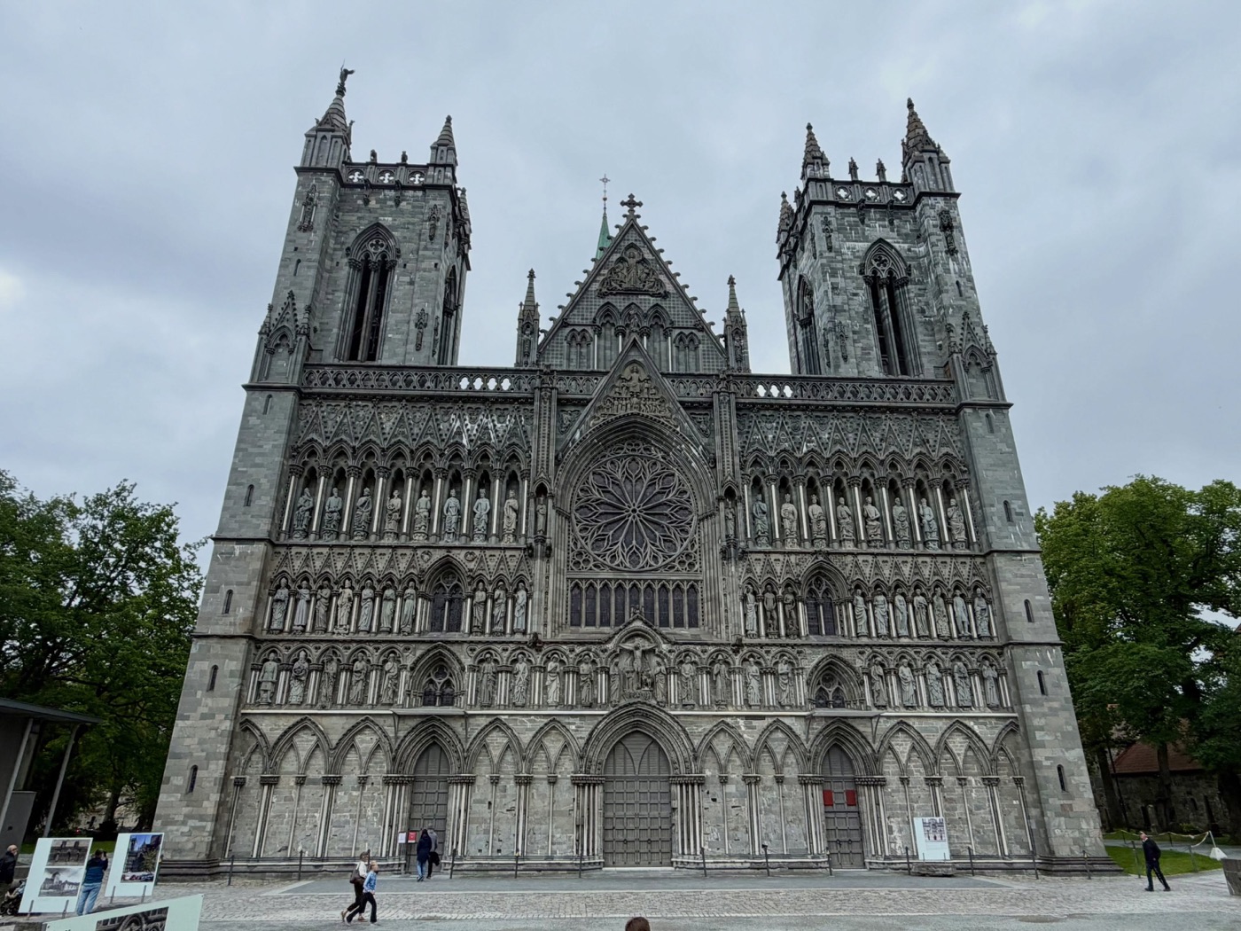 Historische Speicherhäuser in Trondheim